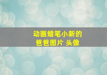 动画蜡笔小新的爸爸图片 头像